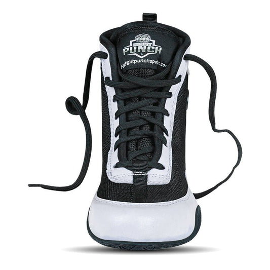 RightPunch White Breathable Leather Boxing and Wrestling Shoes - RightPunch Sports
